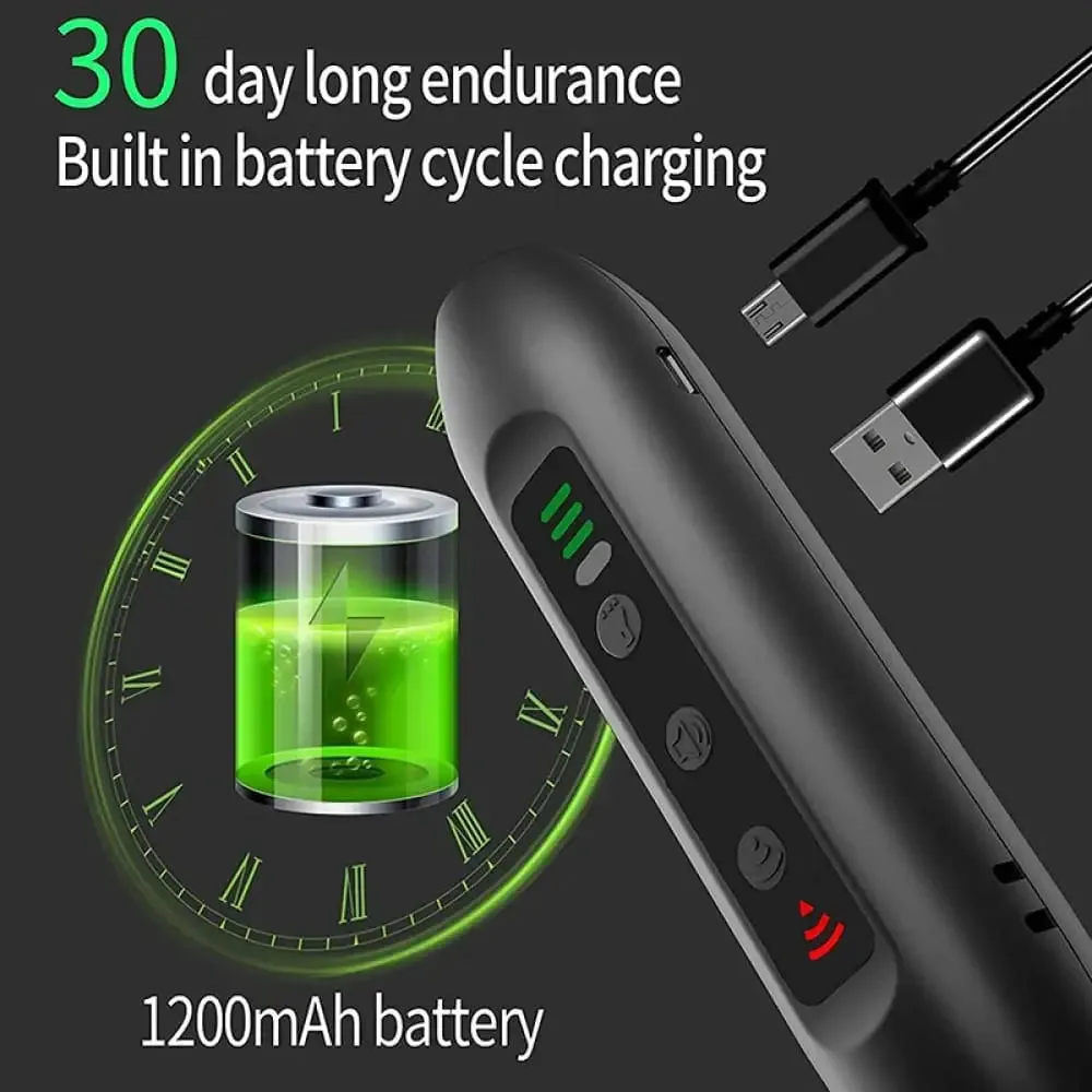 3 in 1 Ultrasonic Flash Light Usb Rechargeable Anti-barking Device for Dogs
