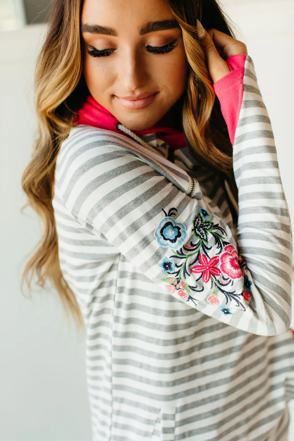 Ampersand Avenue DoubleHood Sweatshirt - Meadow Lane