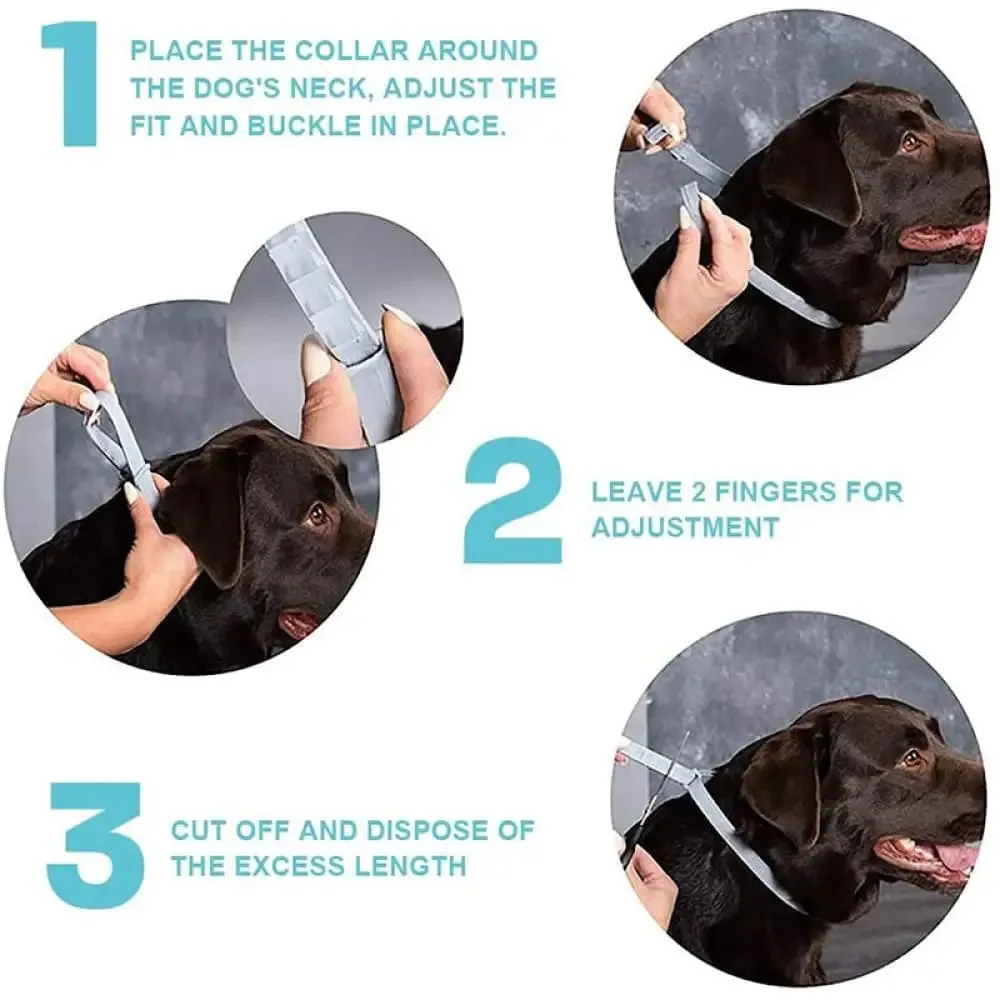 Anti-anxiety Nontoxic Water-resistant Adjustable Effective Calming Collar for Dogs