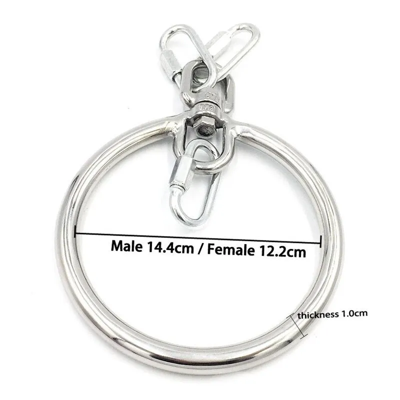 BDSM Erotic Bondage Metal Neck Collar