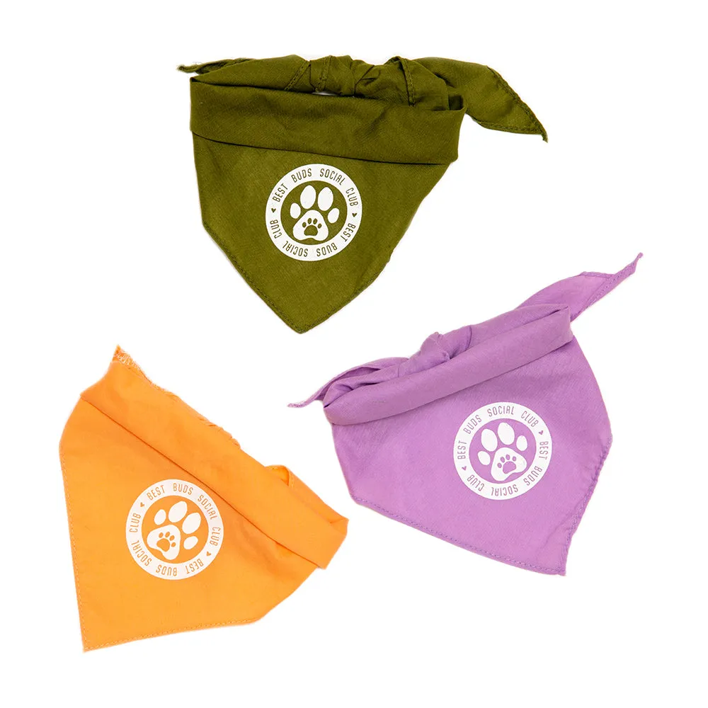 Best Buds Social Club Pet Bandana - Small