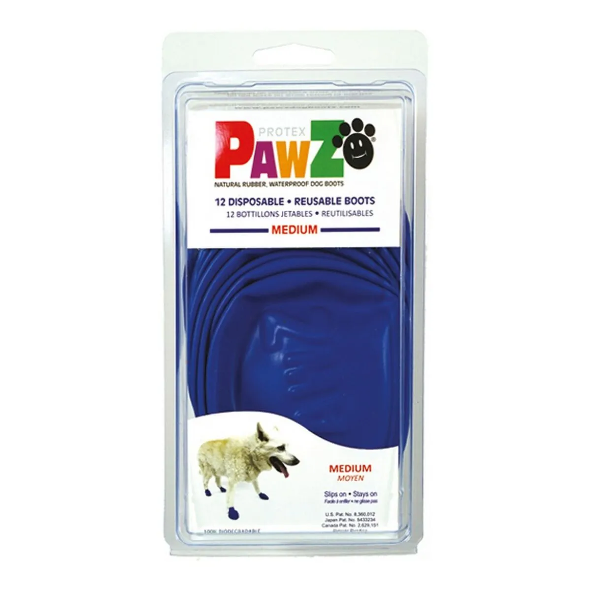 Boots Pawz Dog 12 Units Blue Size m