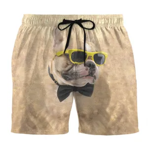Bulldog 3D Beach Shorts Sunglasses