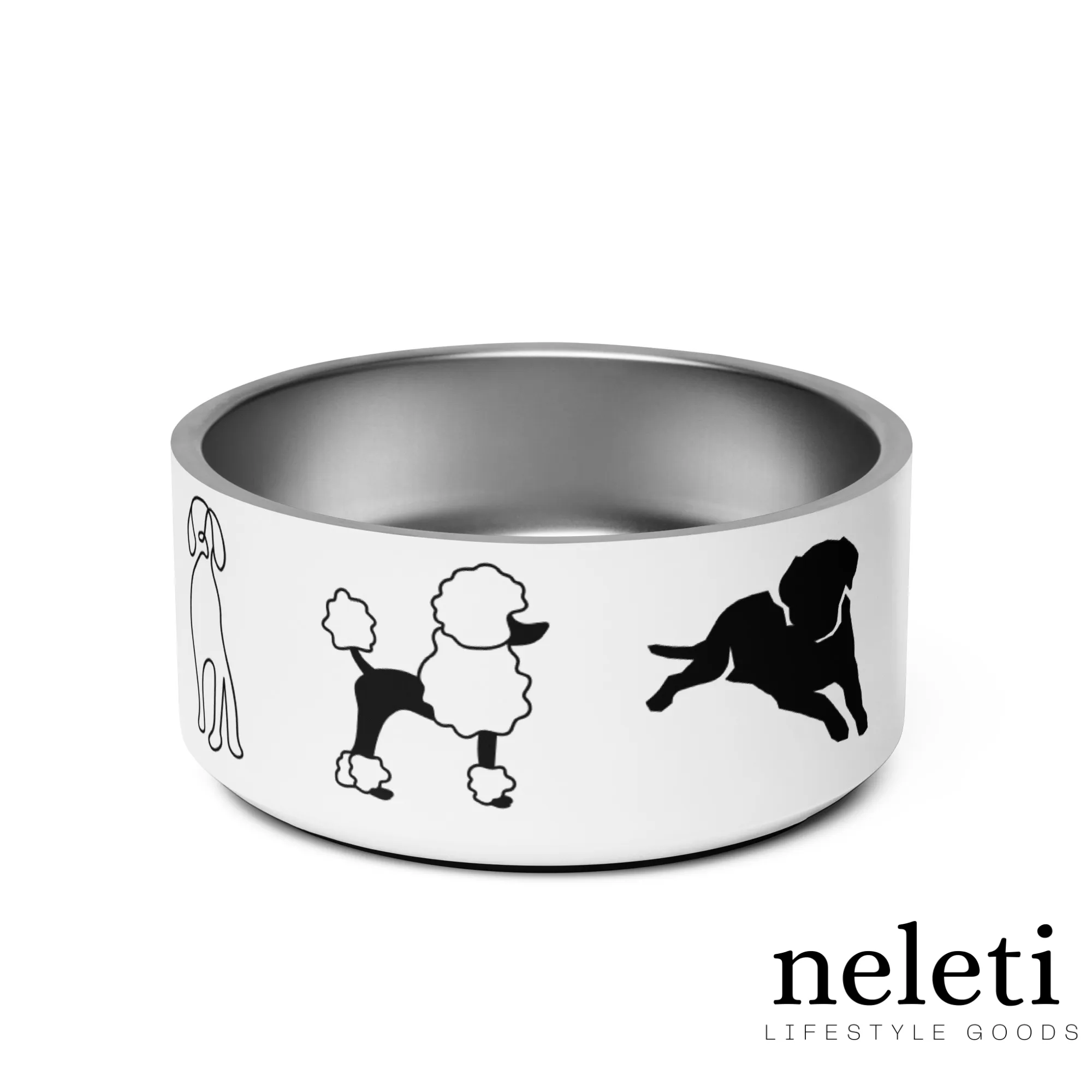 Chic Dog Bowl: Elevate Mealtime with Neleti's Stylish Design