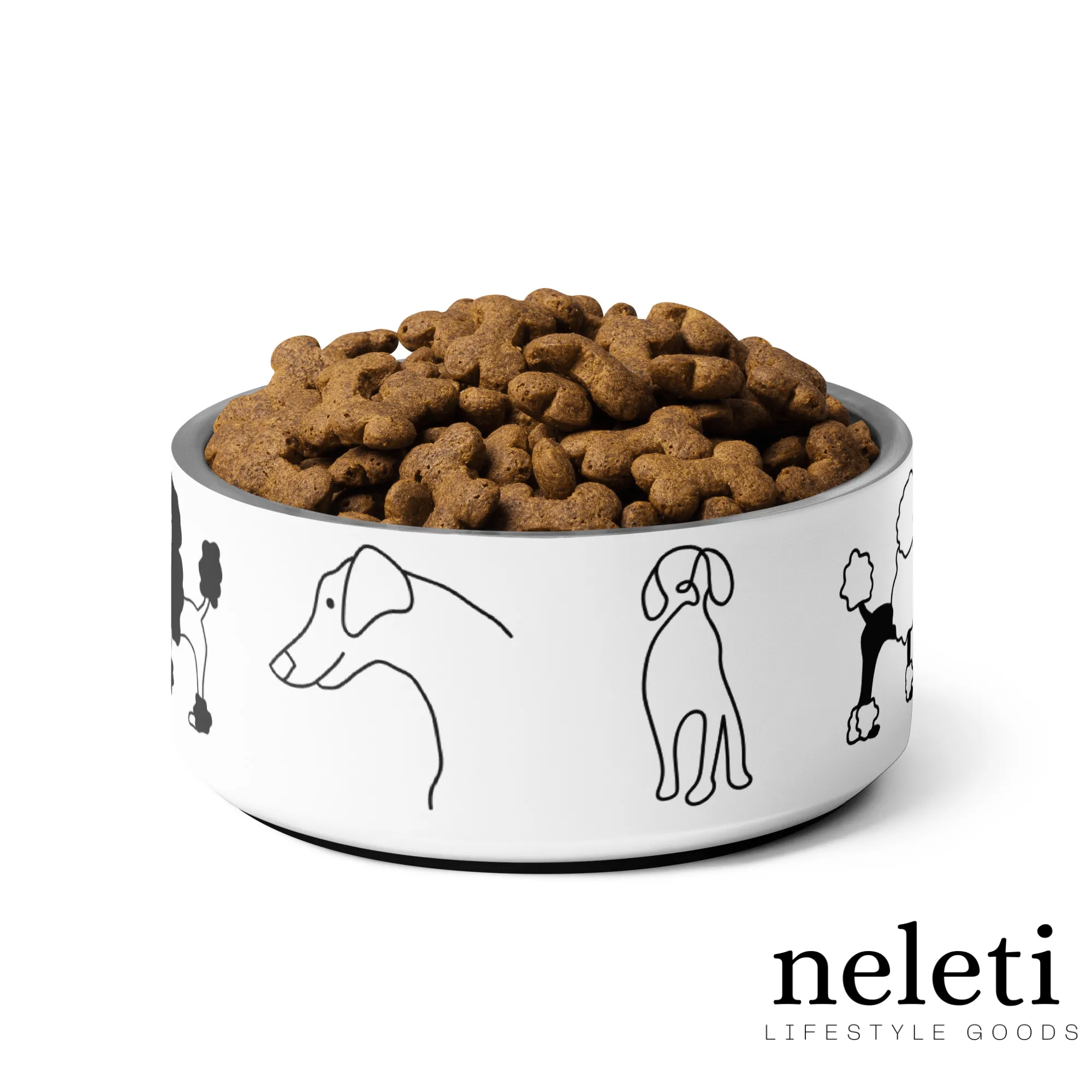 Chic Dog Bowl: Elevate Mealtime with Neleti's Stylish Design