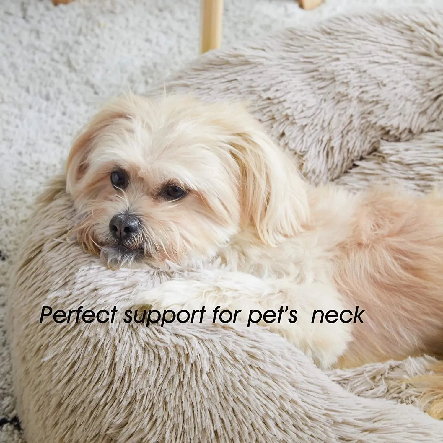 Cozy Cat Bed Soft Plush for Dogs Cats