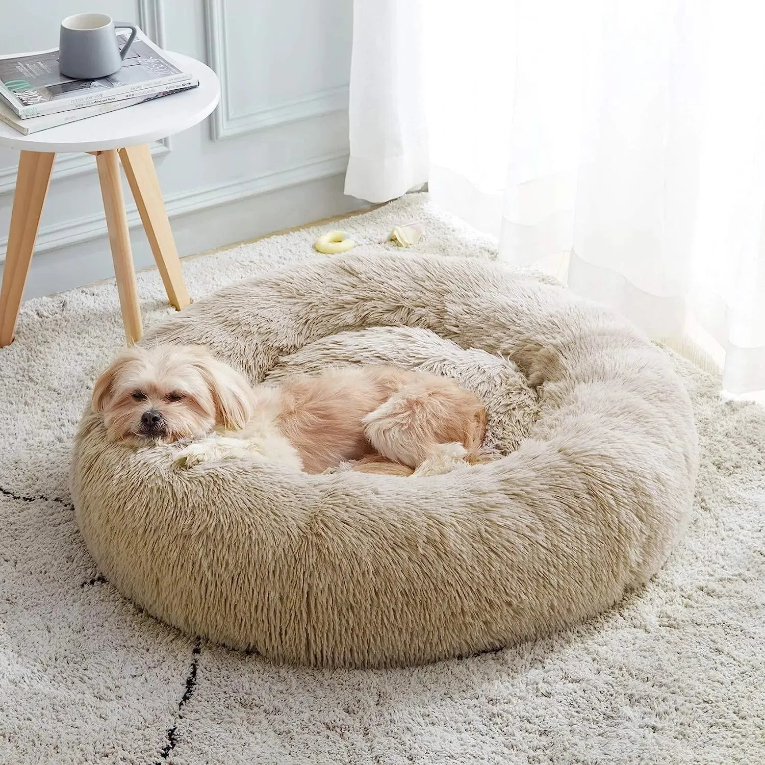 Cozy Cat Bed Soft Plush for Dogs Cats