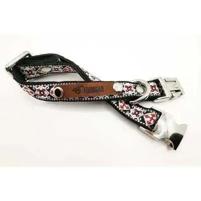 Designer Dog Collar: Personalised & Practical Red Collection