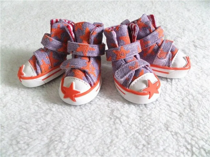 Dog Boots with Star Print
