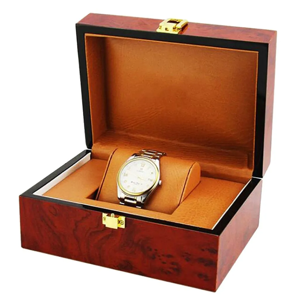 Franco Wooden Single Slot Watch Box