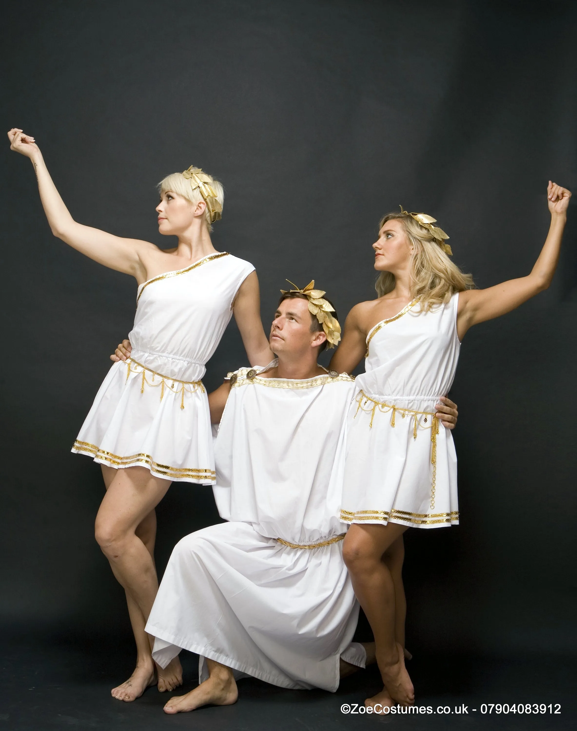 Greek Toga Fancy Dress Hire | Zoe London Greek Dance Costumes UK for Rent