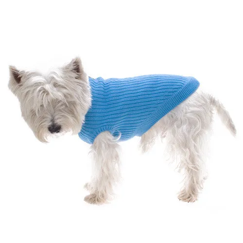 Hamish McBeth Blue Pure Wool Dog Jumper