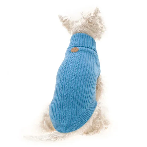 Hamish McBeth Blue Pure Wool Dog Jumper