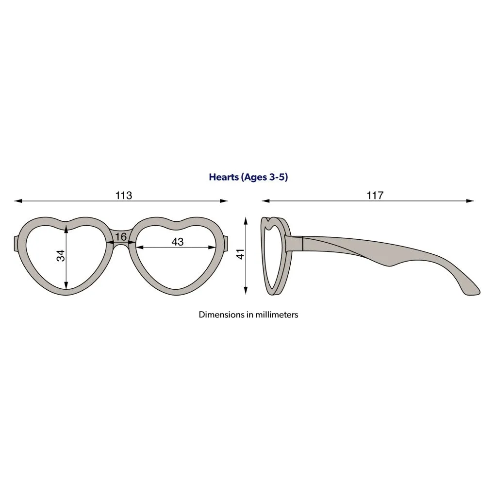 Heart-Shaped Sunglasses - Can't Heartly Wait