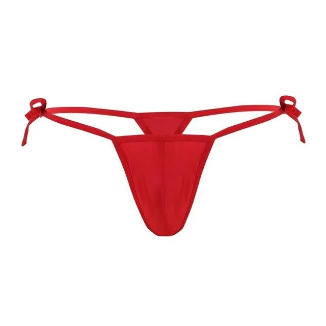 Hip-tie Bikini Swim Brief Thong