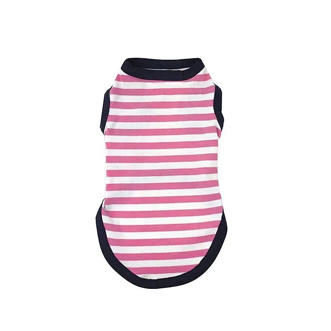 Huskimo Doggie T-Shirt - Pink Stripe