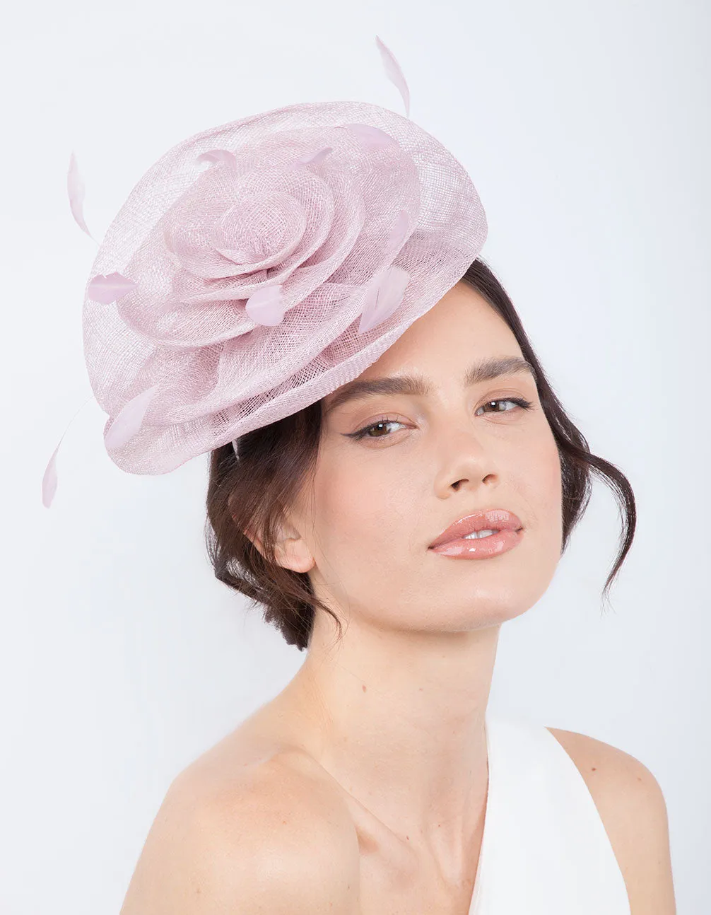 Lilac Ruffle Flower Fascinator