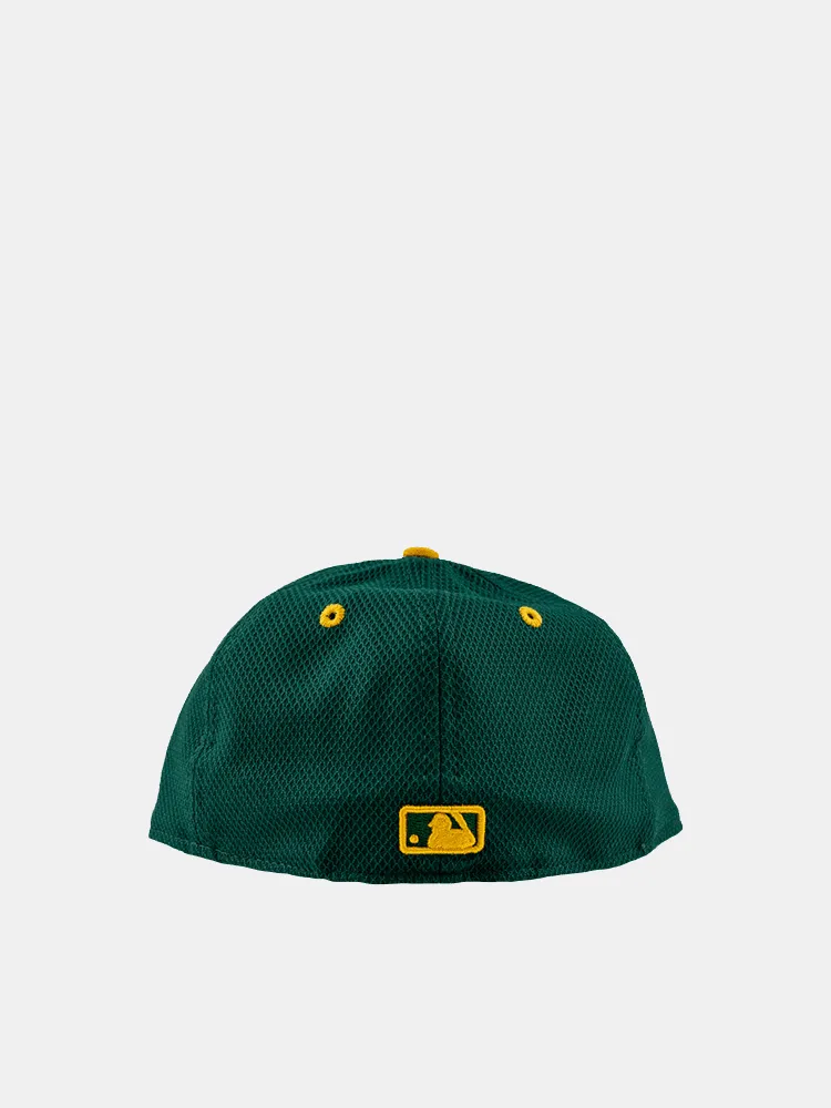 New Era 59FIFTY Oakland Athletics Outline Poly-Mesh - Green / Yellow