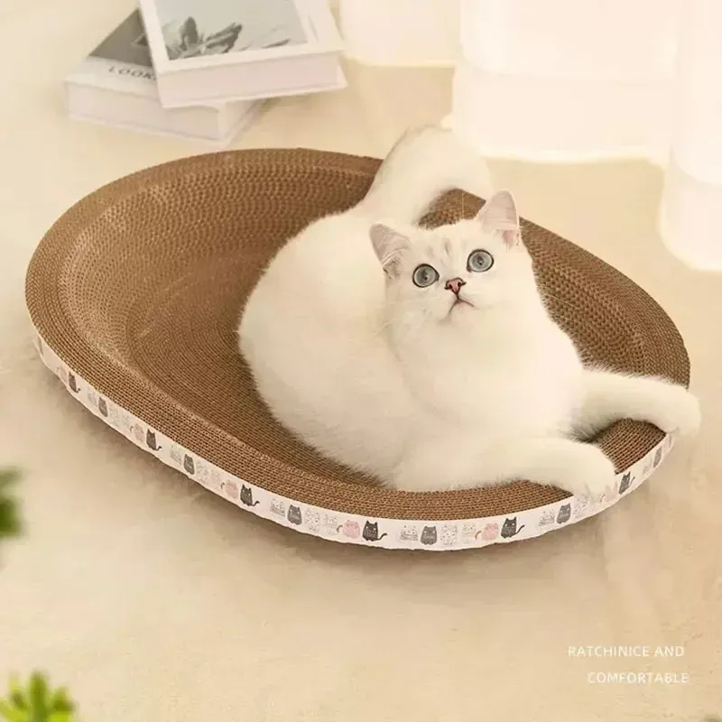 Oval Cat Scratcher Bed