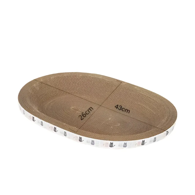 Oval Cat Scratcher Bed