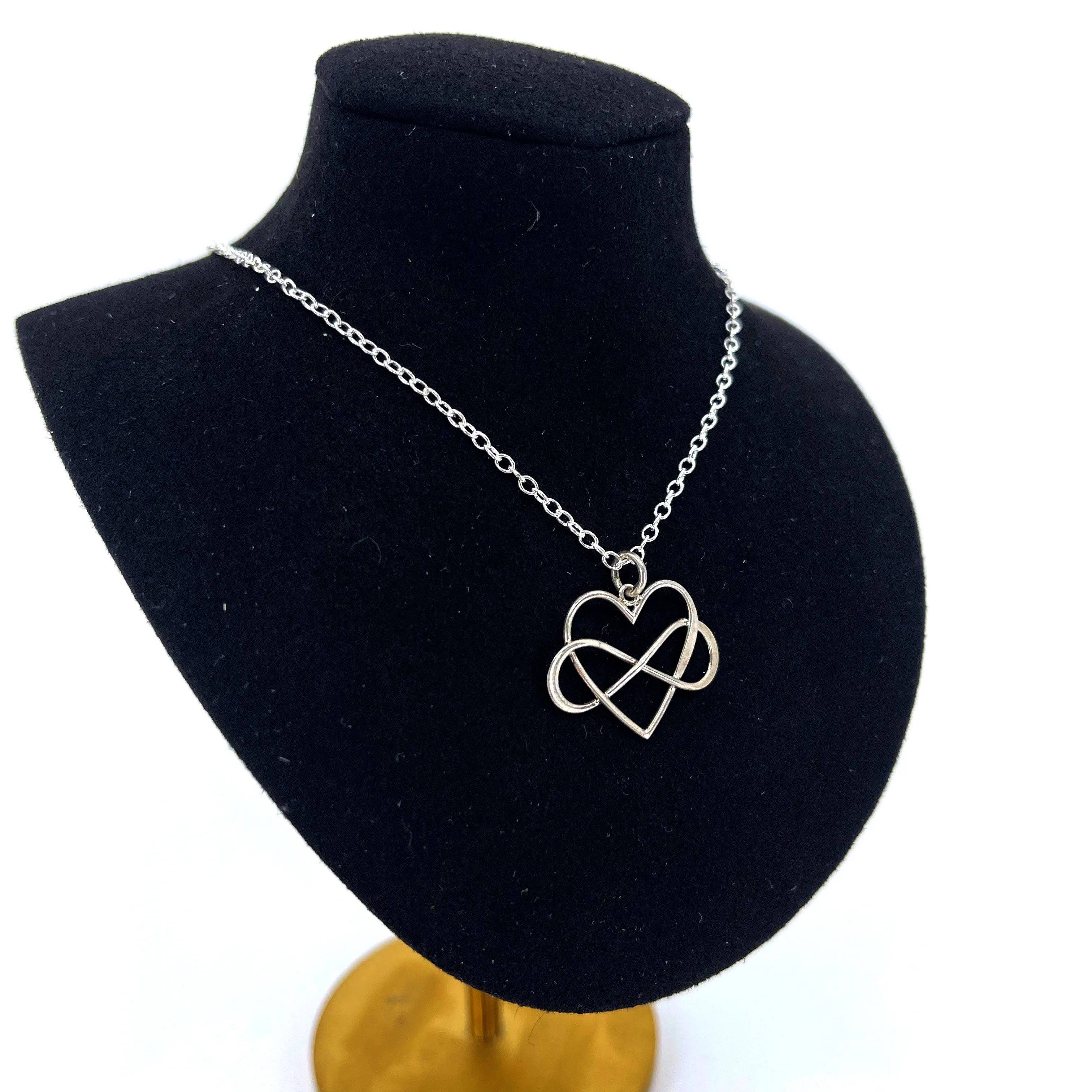 Polyamory Pendant Day Collar - Sterling Silver
