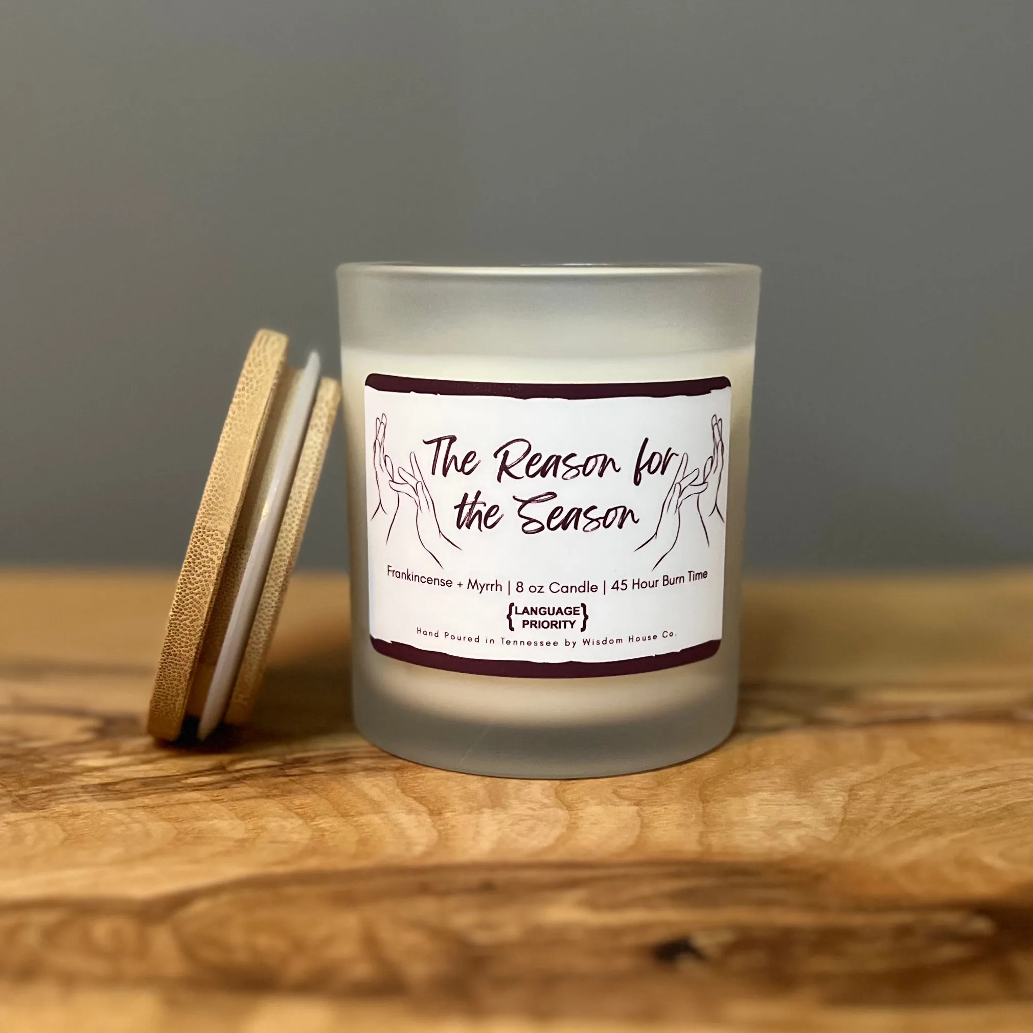 "The Reason for the Season" Frankincense   Myrrh Candle