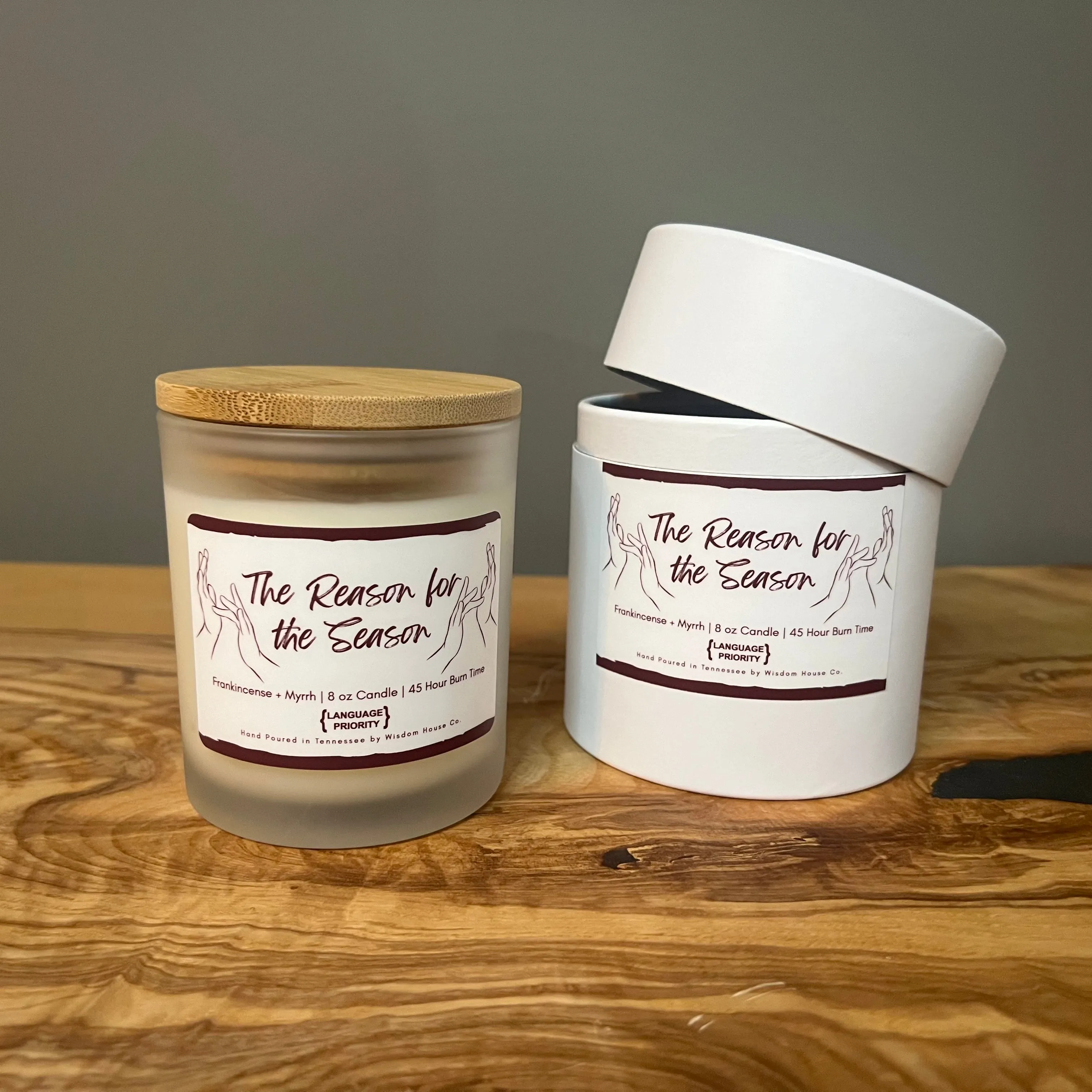 "The Reason for the Season" Frankincense   Myrrh Candle