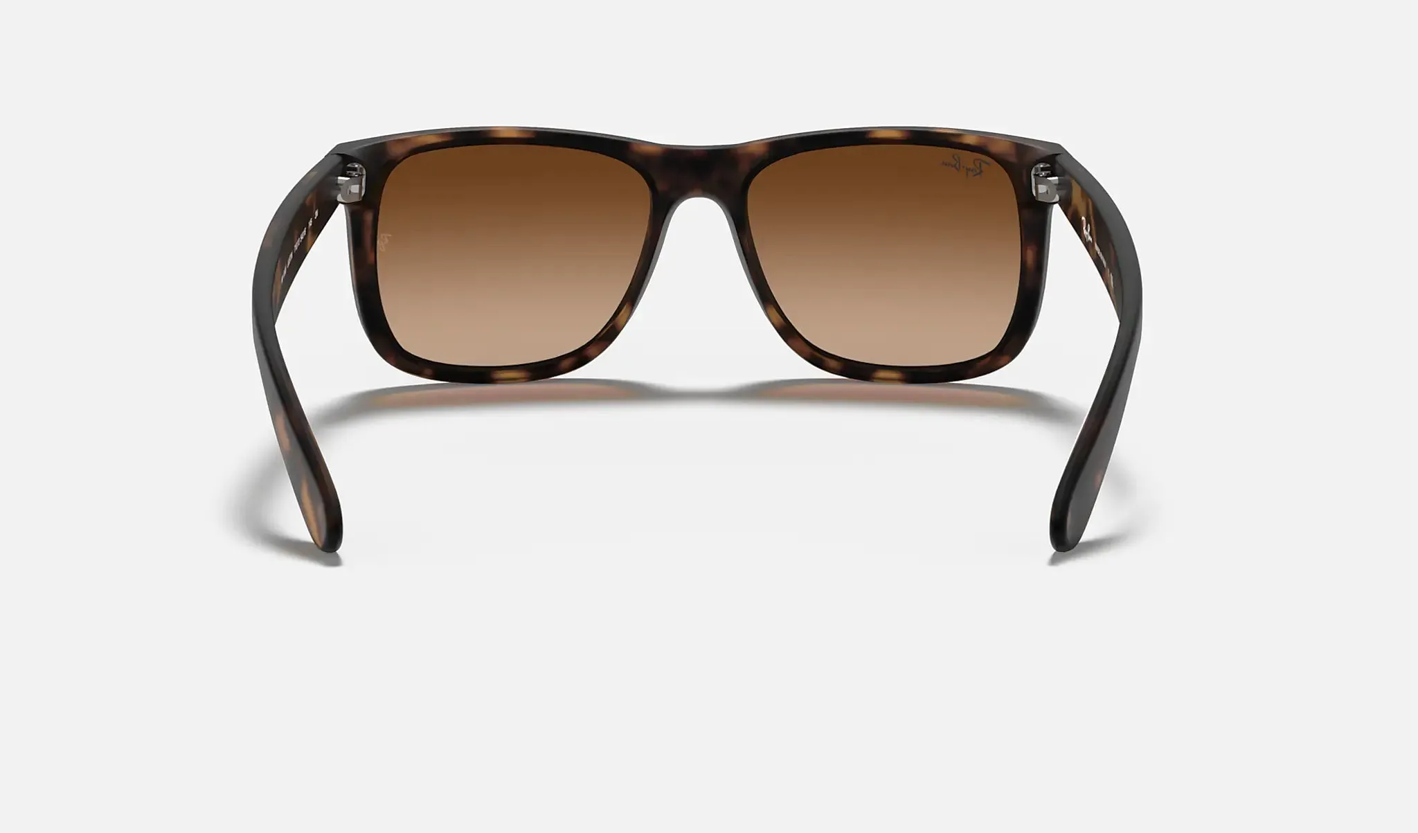 Ray-Ban Justin Rubber Havana W/ Grey Gradient Brown