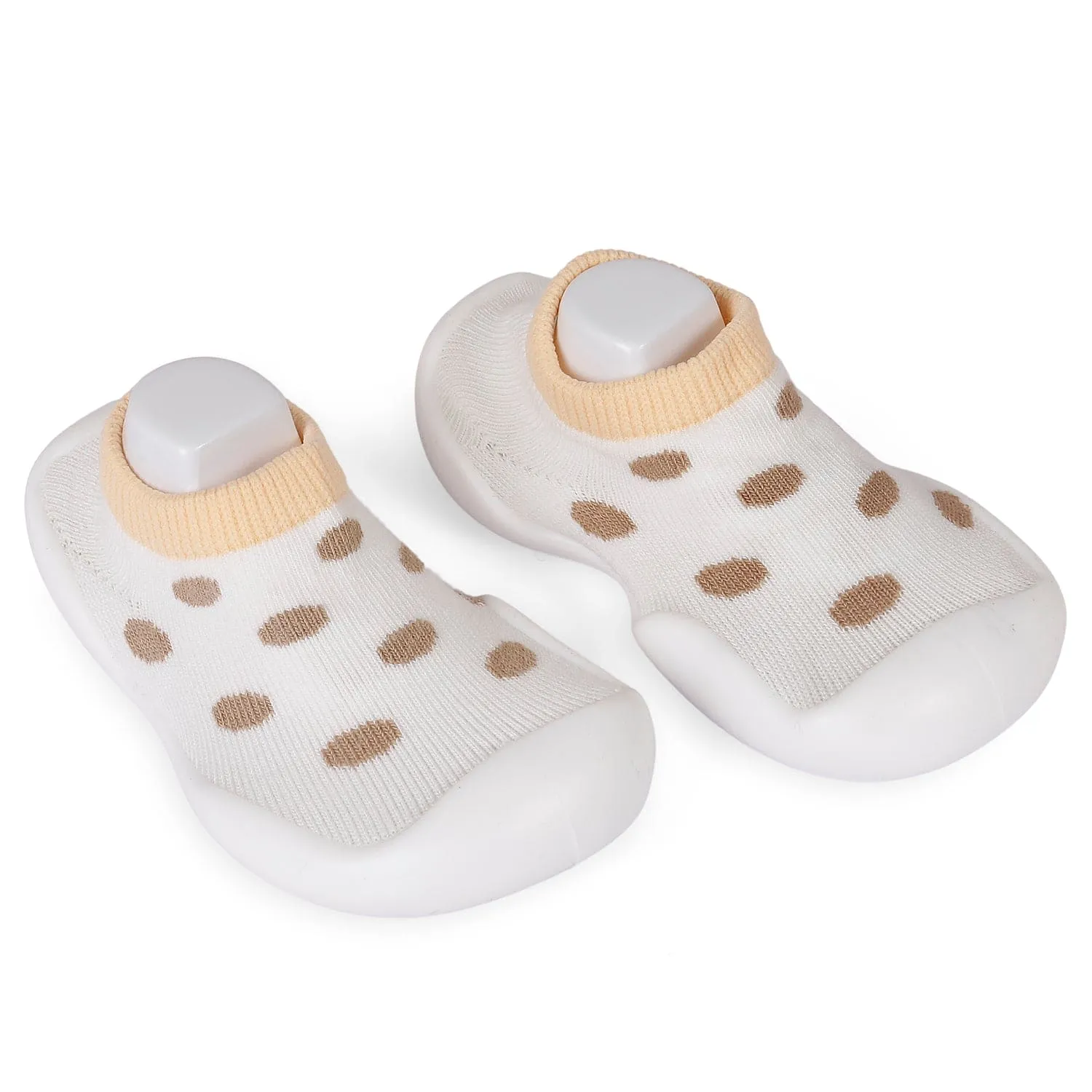 Slip-On Shoes Polka Dots Brown