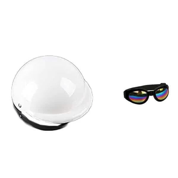 Small Pet Helmet and Sunglasses