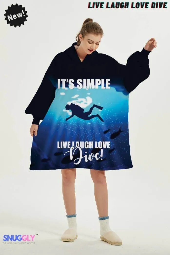 Snuggly™ Oversized Blanket Hoodie Design Edition