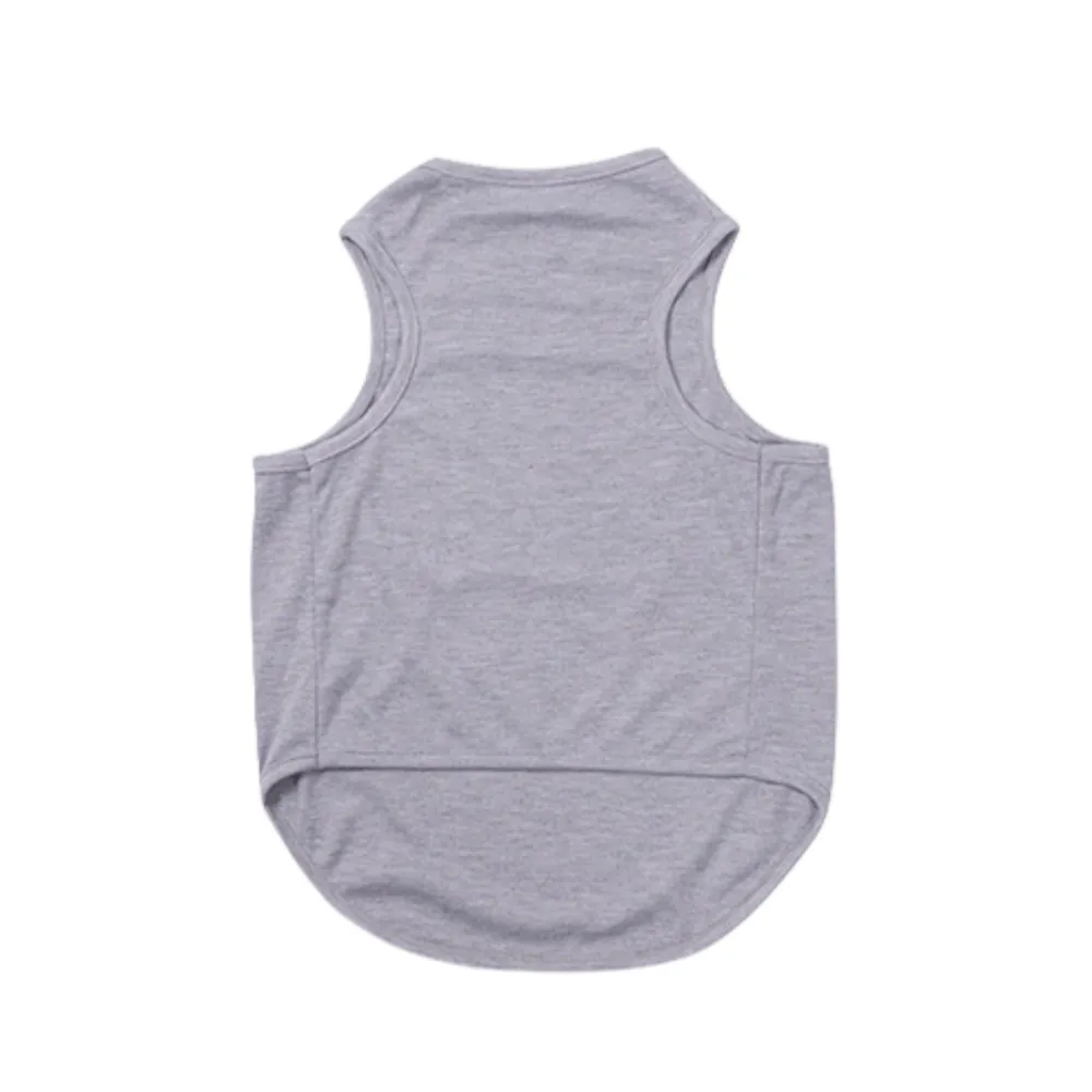 Talking Dog Club Tanky's Tank Tops for Dogs and Cats (Grey)