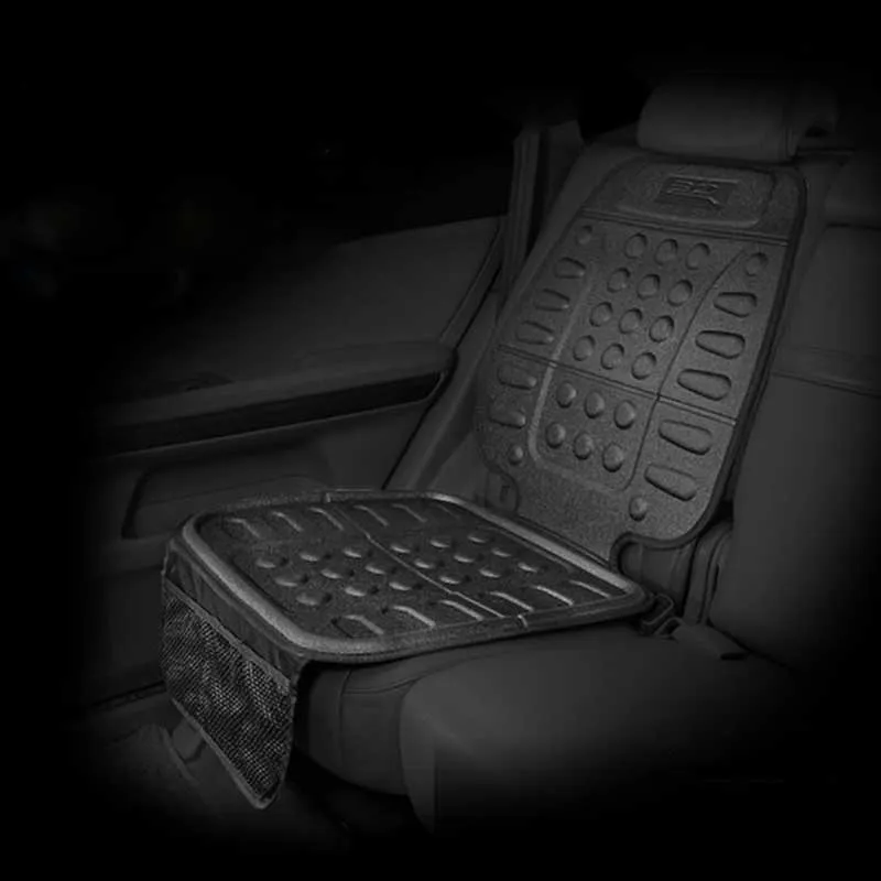 TAPTES Child Car Seat Protector with Organizer Pockets for Tesla Model S 3 X Y Cybertruck