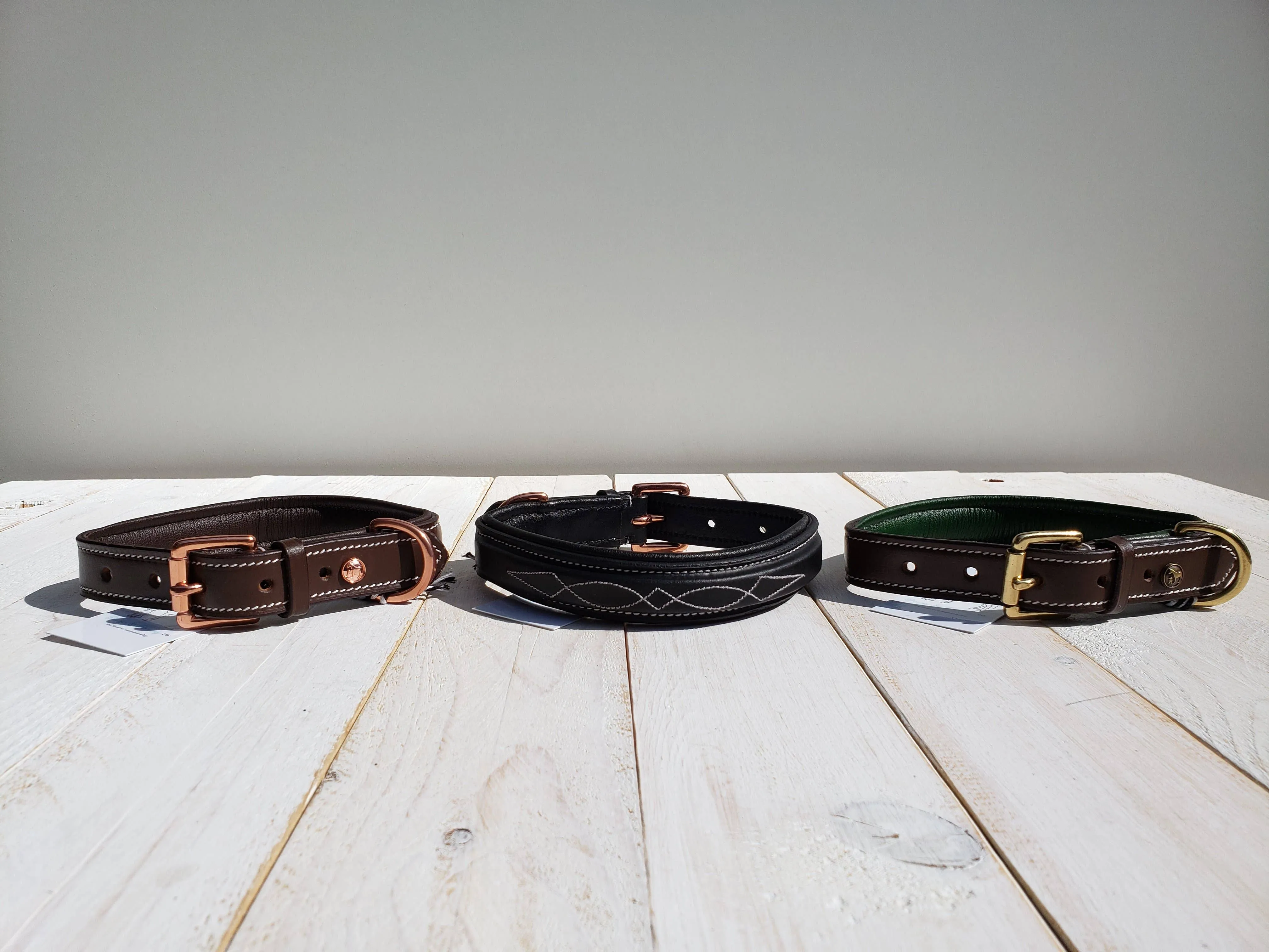The Belmont Collar: 20 Inches / Brown