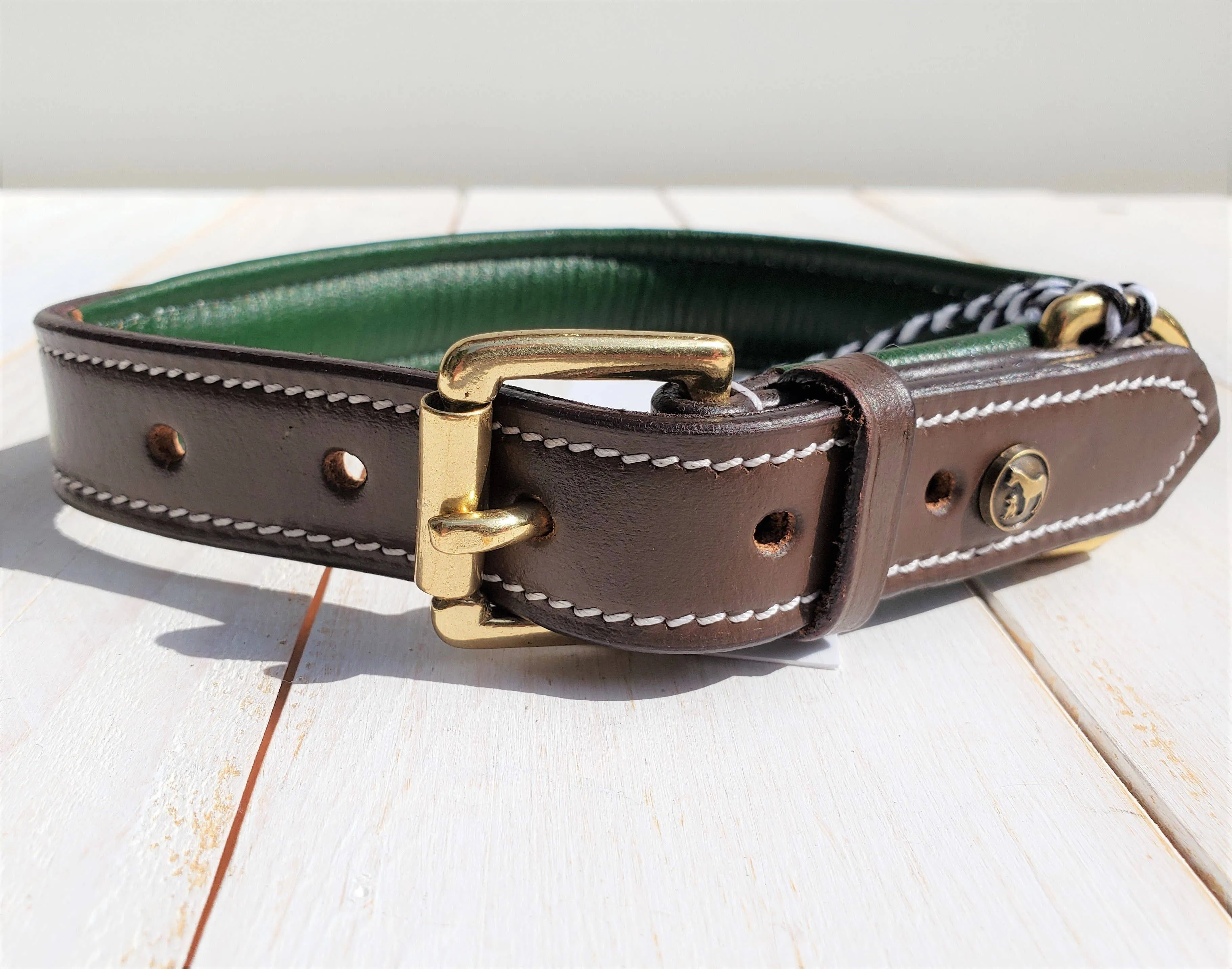 The Belmont Collar: 20 Inches / Brown