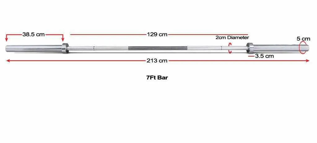 TnP Accessories 2" Olympic Steel Weight Plate & Barbell Set