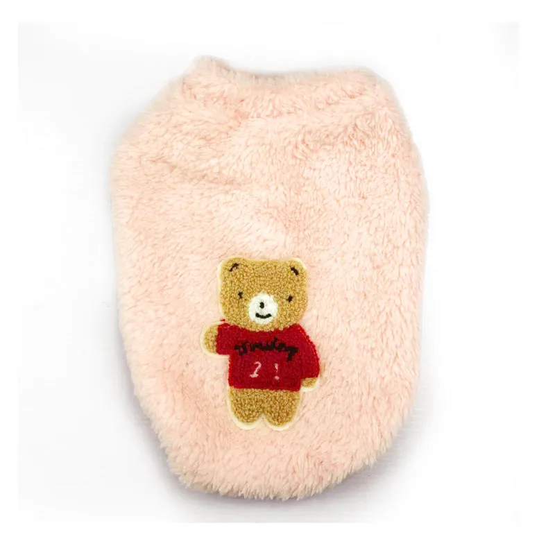 Winter Pet Cat Clothes Soft Coral Fleece Clothing