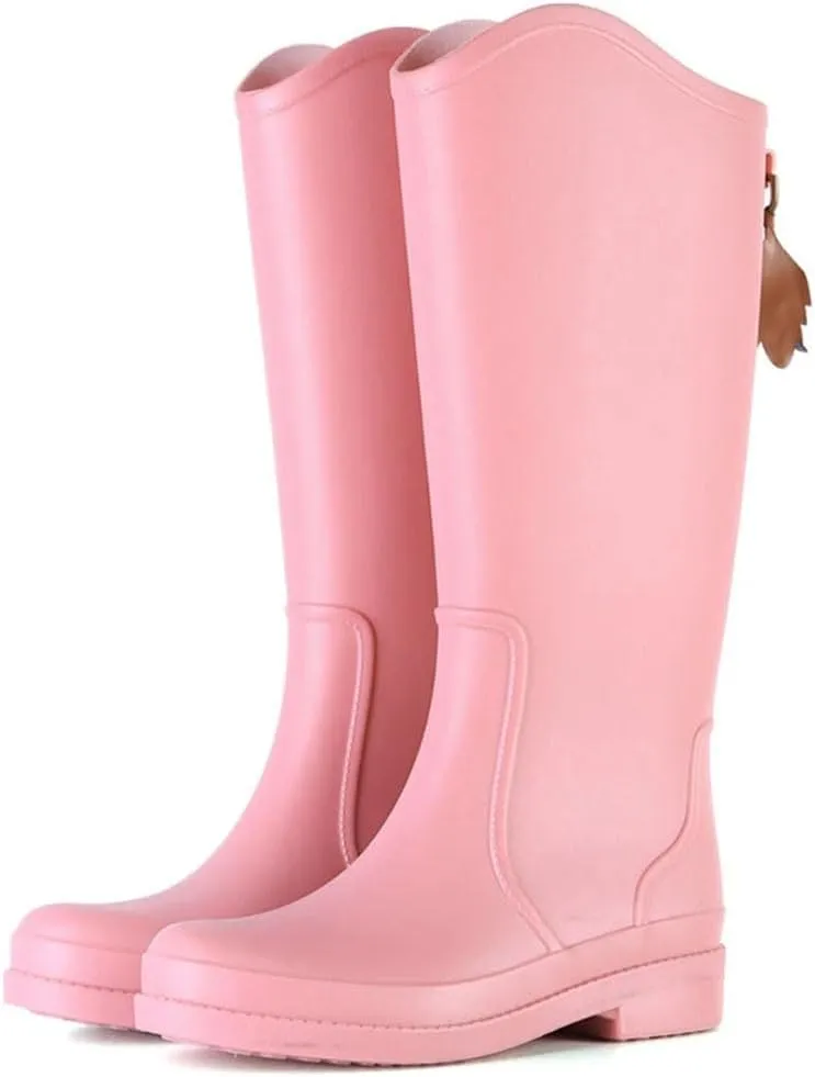 Women's Rubber Rainboots Rain Waterproof Non-Slip Wear-Resistant Water Boots
